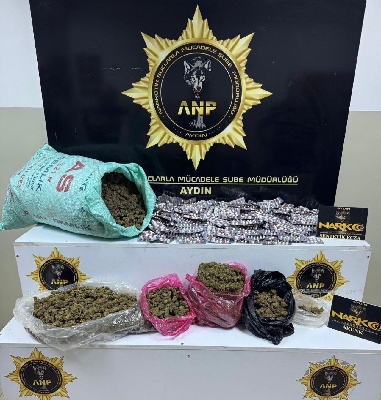 Aydın’ın Efeler ilçesinde narkotik ekipleri tarafından gerçekleştirilen operasyon kapsamında 10