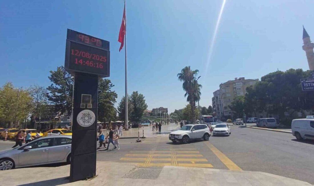 Türkiye’nin en sıcak illeri arasında yer alan Aydın’da termometreler 43