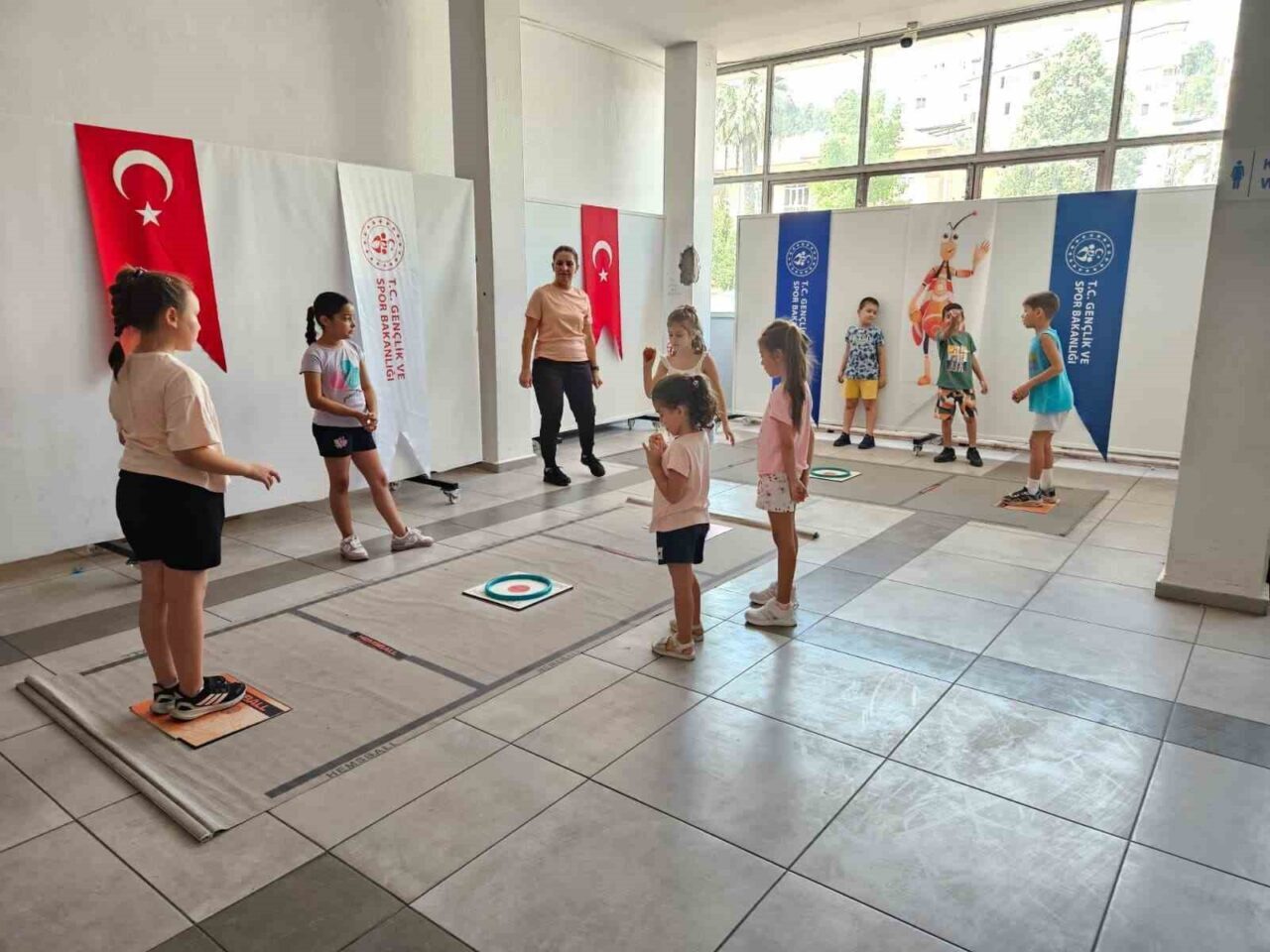 Aydın’da Gençlik ve Spor İl Müdürlüğü tarafından düzenlenen yaz spor