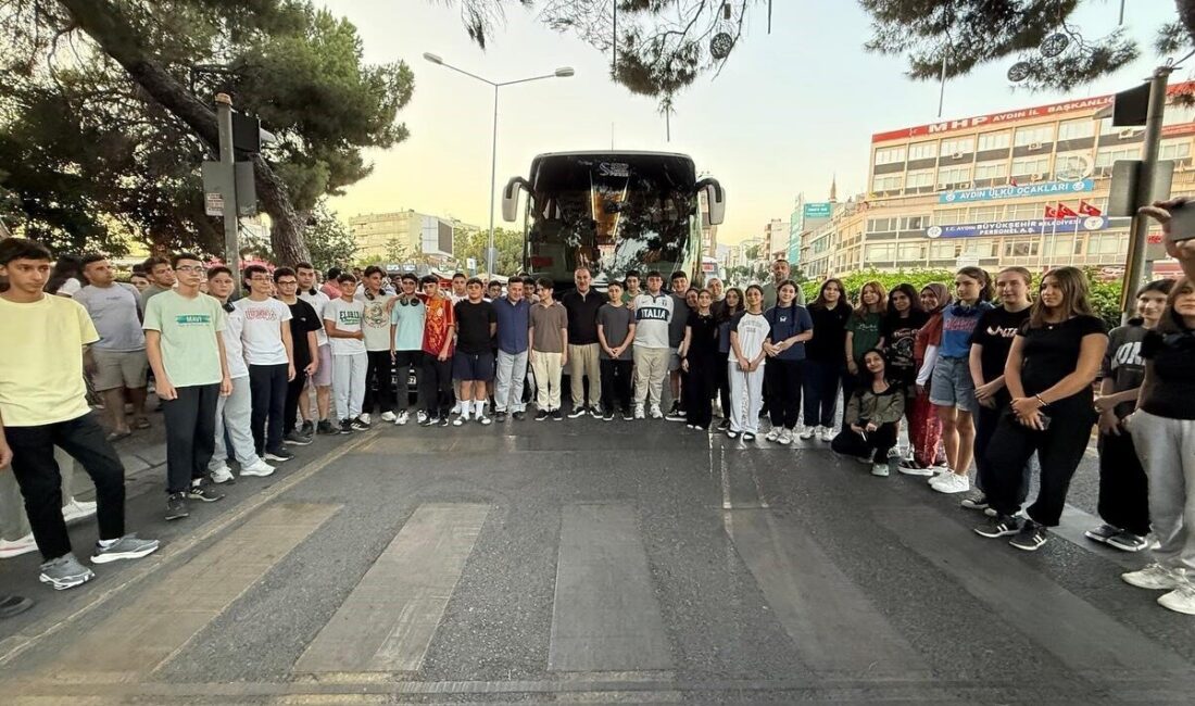 Aydınlı 64 öğrenci, Hatay ve Mersin’de düzenlenecek olan gençlik kamplarına