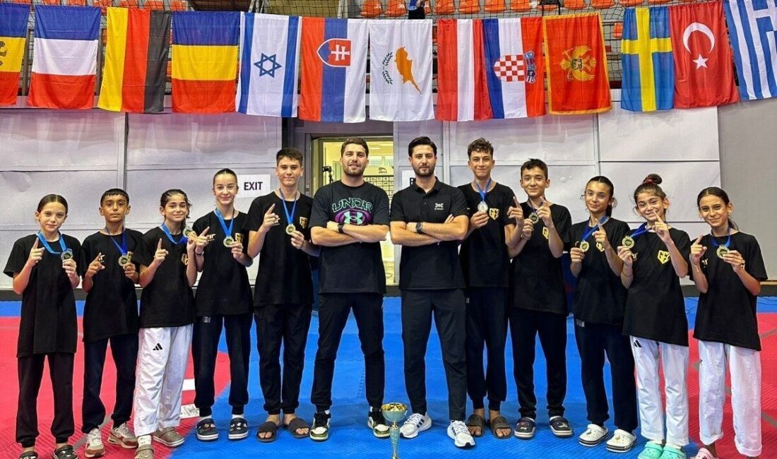 Sırbıstan’da düzenlenen taekwondo turnuvasında Türkiye’yi temsil eden Aydınlı sporcular, 6