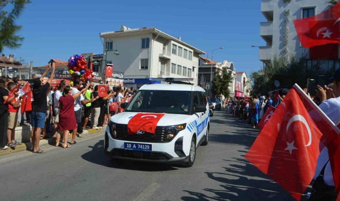 Balıkesir’in Ayvalık ilçesinde, 30 Ağustos Zafer Bayramı coşkuyla kutlandı. Ayvalık’ta;