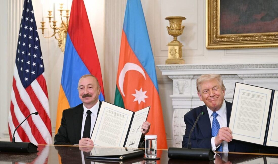 Azerbaycan Cumhurbaşkanı İlham Aliyev, Ermenistan Başbakanı Nikol Paşinyan ve ABD