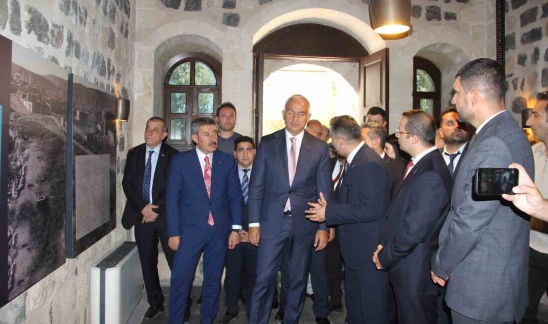 Kültür ve Turizm Bakanı Mehmet Nuri Ersoy, Şırnak’ın Cizre ilçesinde