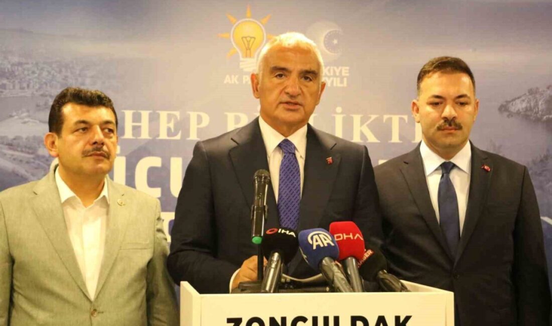 Kültür ve Turizm Bakanı Mehmet Nuri Ersoy, Zonguldak programı kapsamında