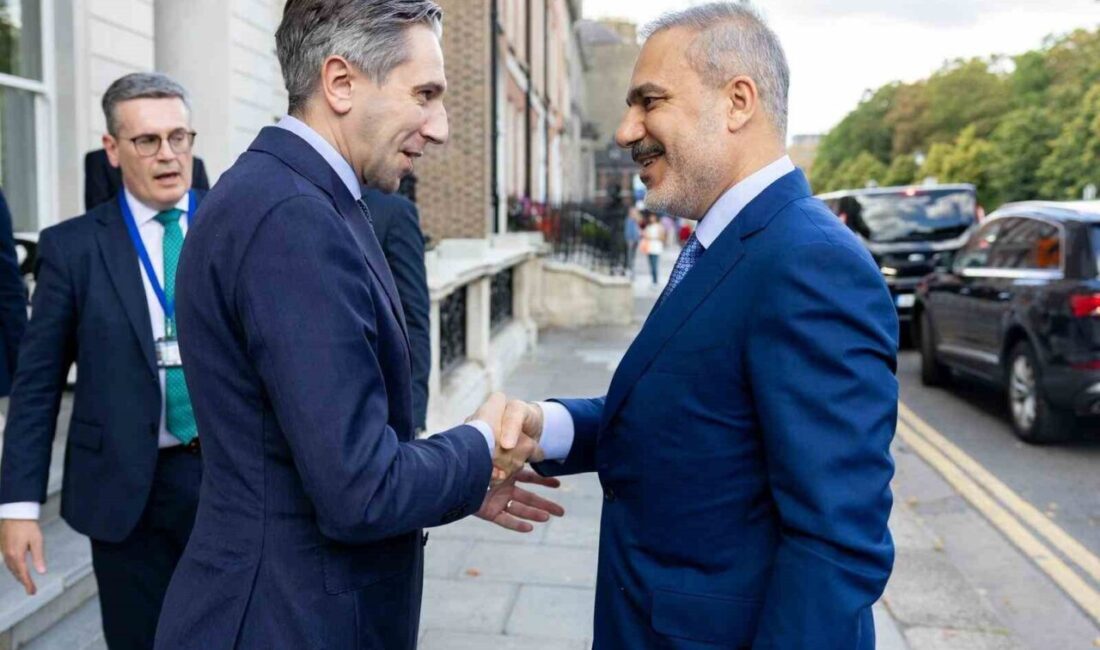 Dışişleri Bakanı Hakan Fidan, Dublin temasları çerçevesinde İrlanda Başbakan Yardımcısı,