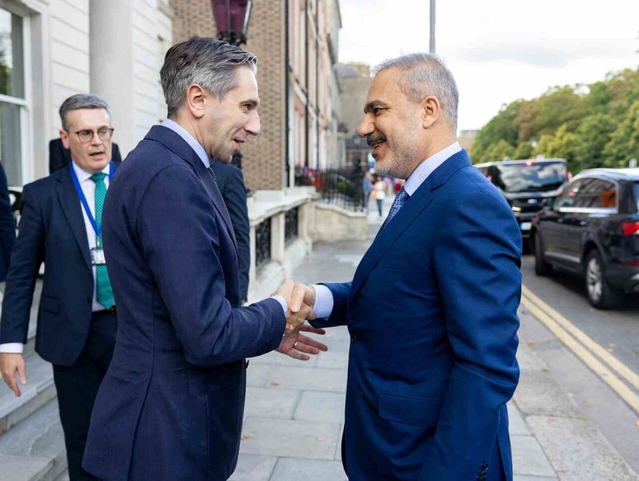 Dışişleri Bakanı Hakan Fidan, Dublin temasları çerçevesinde İrlanda Başbakan Yardımcısı,
