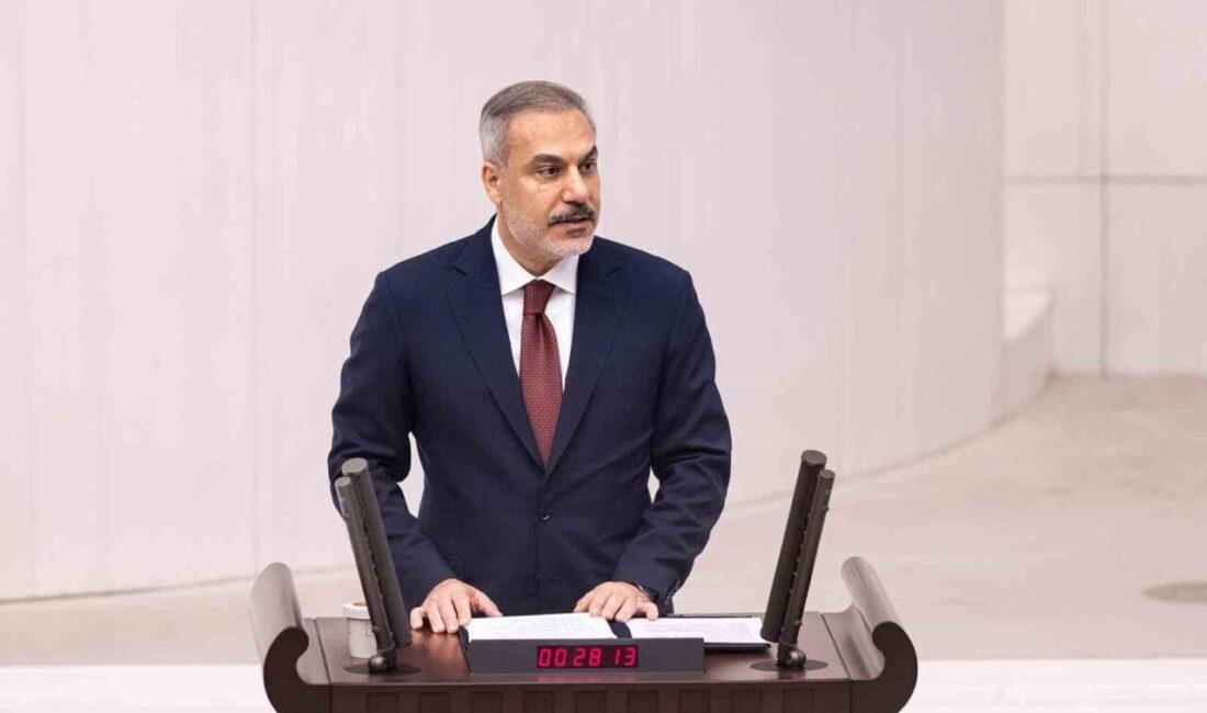 Türkiye Büyük Millet Meclisi’nde (TBMM) olağanüstü toplantıda konuşan Dışişleri Bakanı