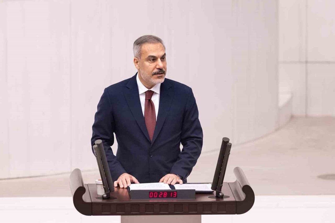 Türkiye Büyük Millet Meclisi’nde (TBMM) olağanüstü toplantıda konuşan Dışişleri Bakanı