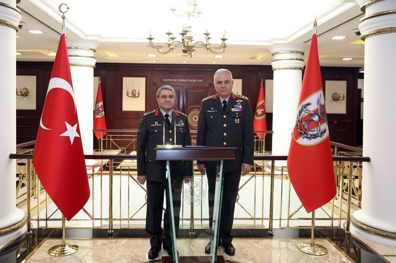 Milli Savunma Bakanı Yaşar Güler, Genelkurmay Başkanlığındaki devir teslim törenine