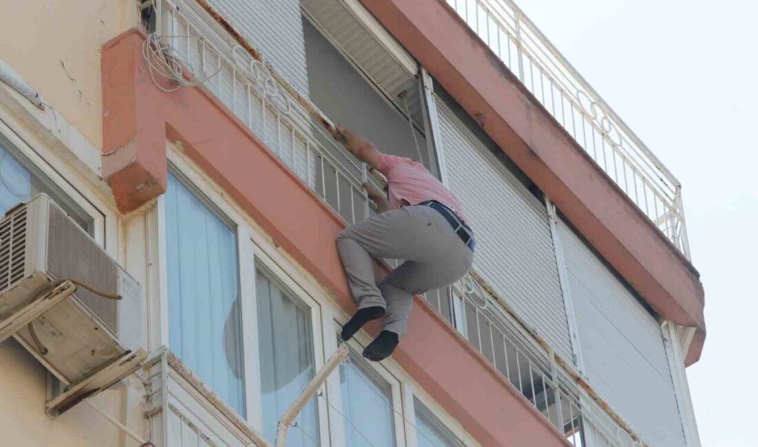 Antalya’da boşanma aşamasındaki eşi ile çıkan tartışma sonrası balkonun demir