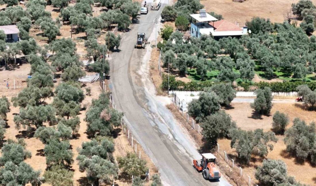 Aydın Büyükşehir Belediyesi, kırsal mahallelere ulaşımı kolaylaştırmak amacıyla yatırımlarına aralıksız