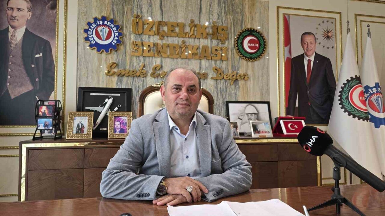 Özçelik-İş Sendikası Genel Başkanı Yunus Değirmenci, Karabük Şubesinde tek liste