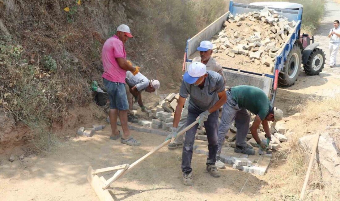 Bozdoğan Belediyesi, uzun yıllardır hizmet bekleyen Dömen Mahallesi’nde 4 bin