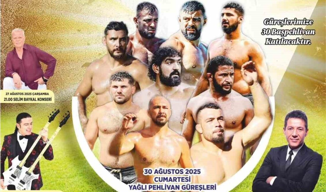 Beyağaç Belediyesi tarafından geleneksel olarak düzenlenen Yağlı Pehlivan Güreşlerinin yanında