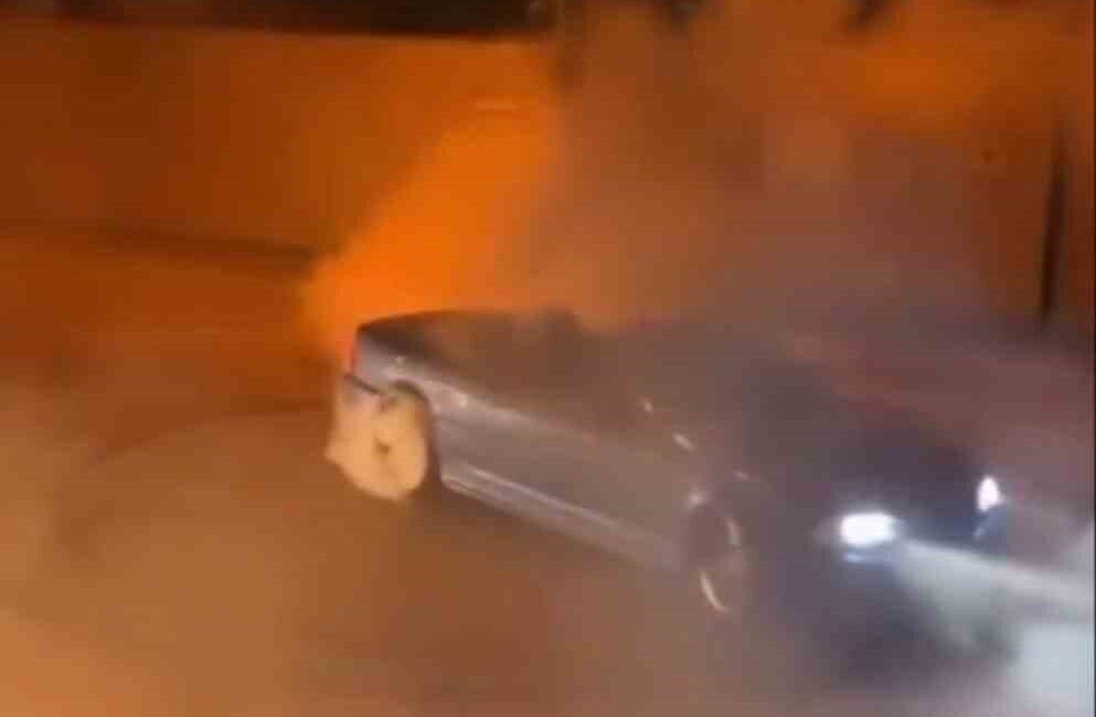 Beykoz’da yolu kapatarak drift yapan sürücüye 57 bin 826 lira