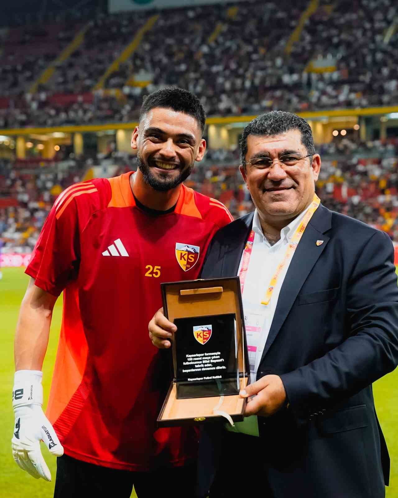 Kayserispor’un başarılı kalecisi Bilal Bayazıt; Galatasaray maçında sarı kırmızılı formayla