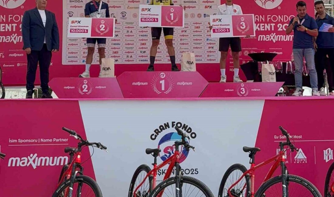 Ankara’da düzenlenen ve bin kişinin katıldığı bisiklet yarışında Bilecikli sporcu