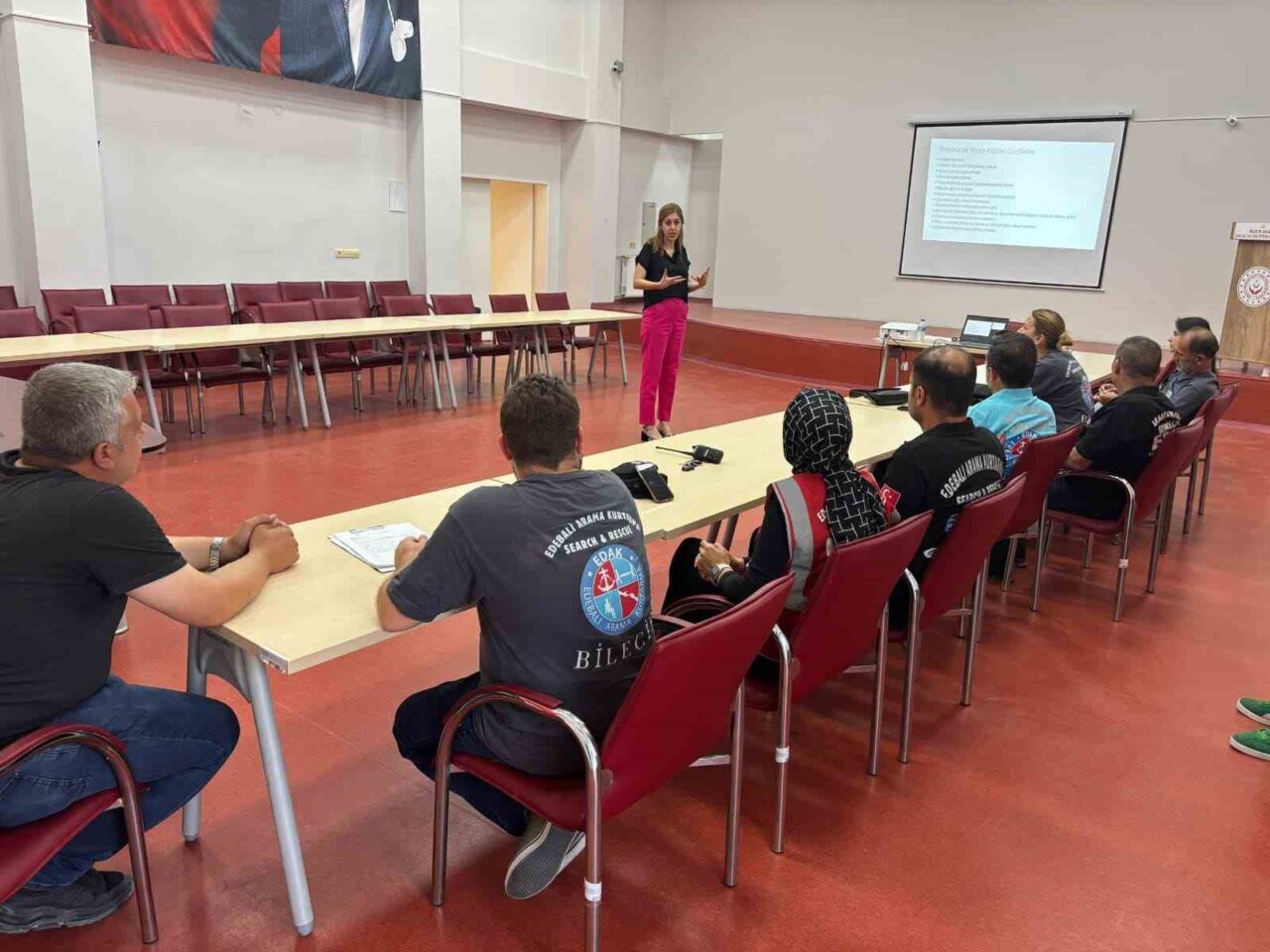 Bilecik Edebali Arama Kurtarma Derneği (EDAK) gönüllülerine, Afet ve Acil