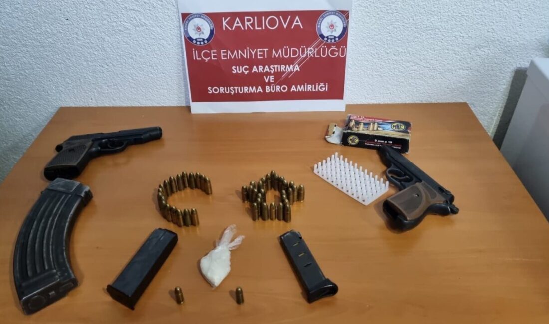 Bingöl’de polis ekipleri tarafından yapılan çalışmada, uyuşturucu madde ve 2