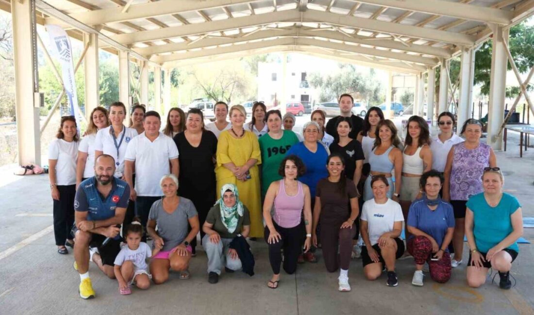 Bodrum Belediyesi tarafından Çiftlik Kadın Yaşam Merkezi’nde Açık Hava Spor