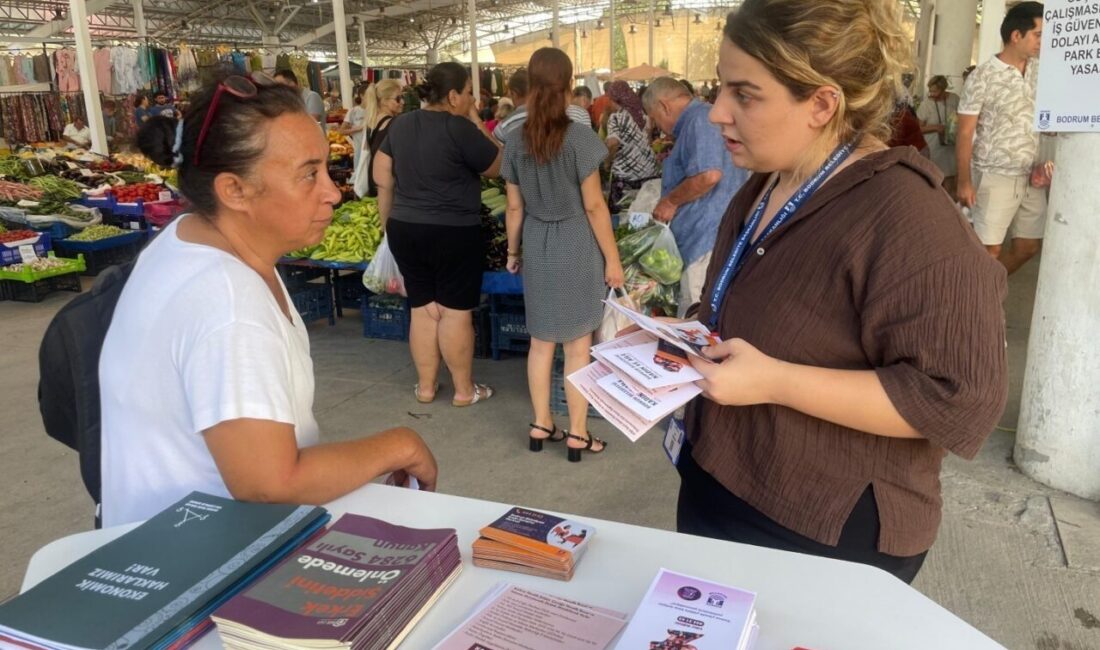 Bodrum Belediyesi Kadın ve Aile Hizmetleri Müdürlüğü ekipleri, kadınlara, çocuklara