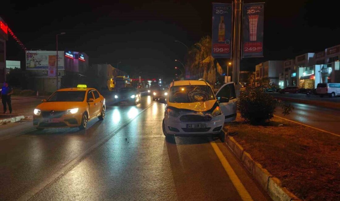 Muğla’nın Bodrum ilçesinde meydana gelen trafik kazasında yolun karşısına geçmeye