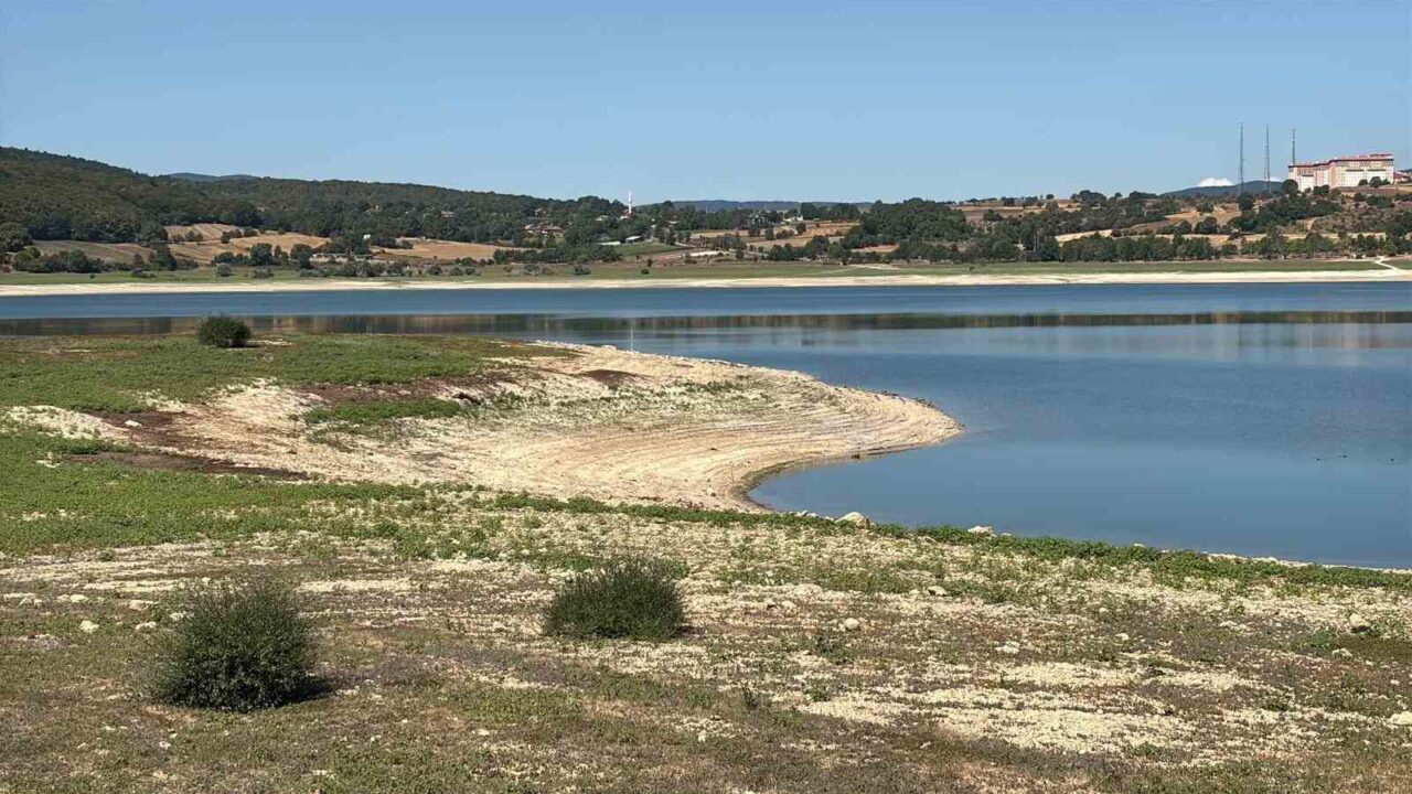 Bolu’nun içme ve kullanma suyu ihtiyacını karşılayan Gölköy Barajı Gölü’nde