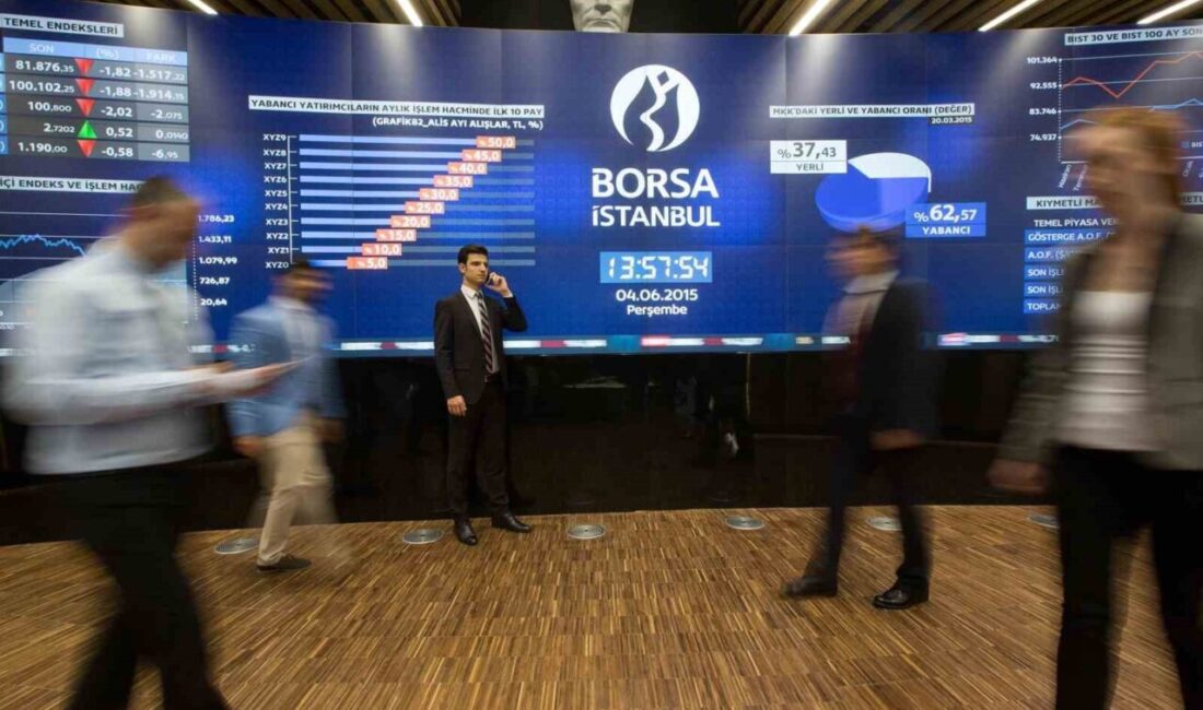 Borsa, güne yüzde 0,26’lık düşüşle başladı. Borsa İstanbul 100 (BIST)