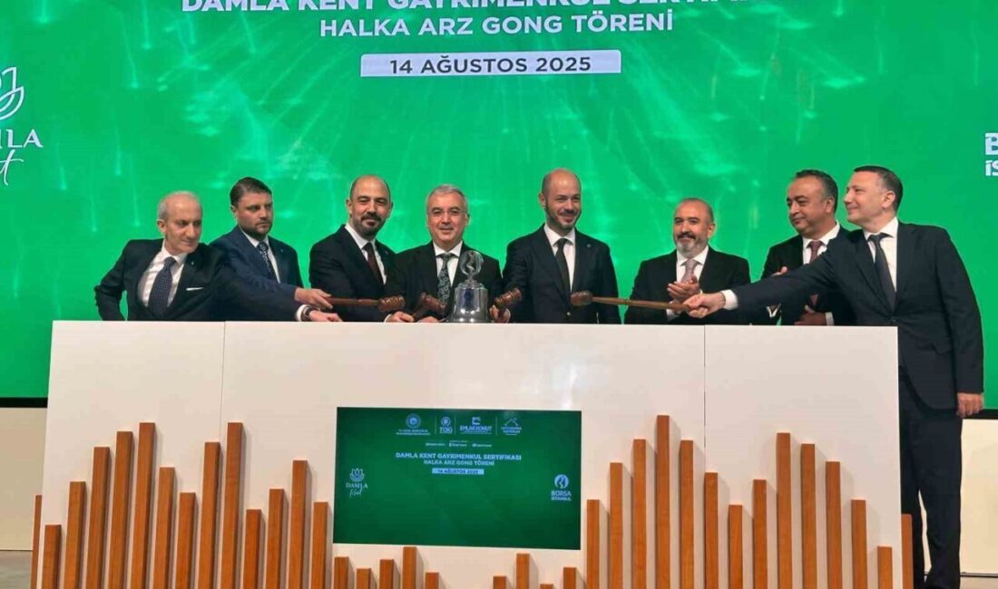 Damla Kent Projesi Gayrimenkul Sertifikası, Borsa İstanbul’da işlem görmeye başladı.