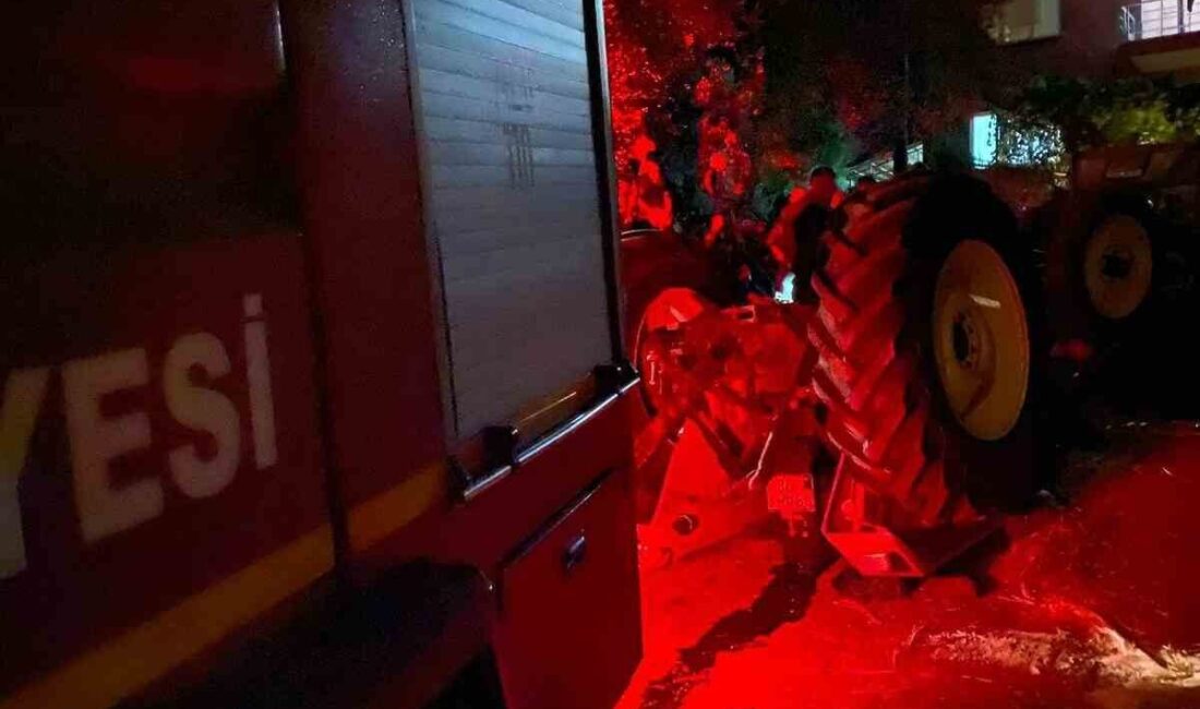 Aydın’ın Bozdoğan ilçesinde meydana gelen traktör kazasında 1 kişi hayatını