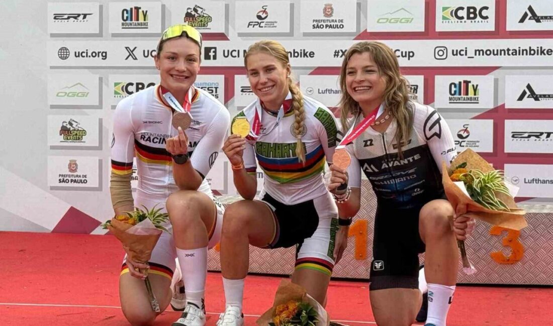 Sakarya Büyükşehir’in Dünya Şampiyonu sporcusu Mariia Sukhopalova, UCİ MTB Dünya