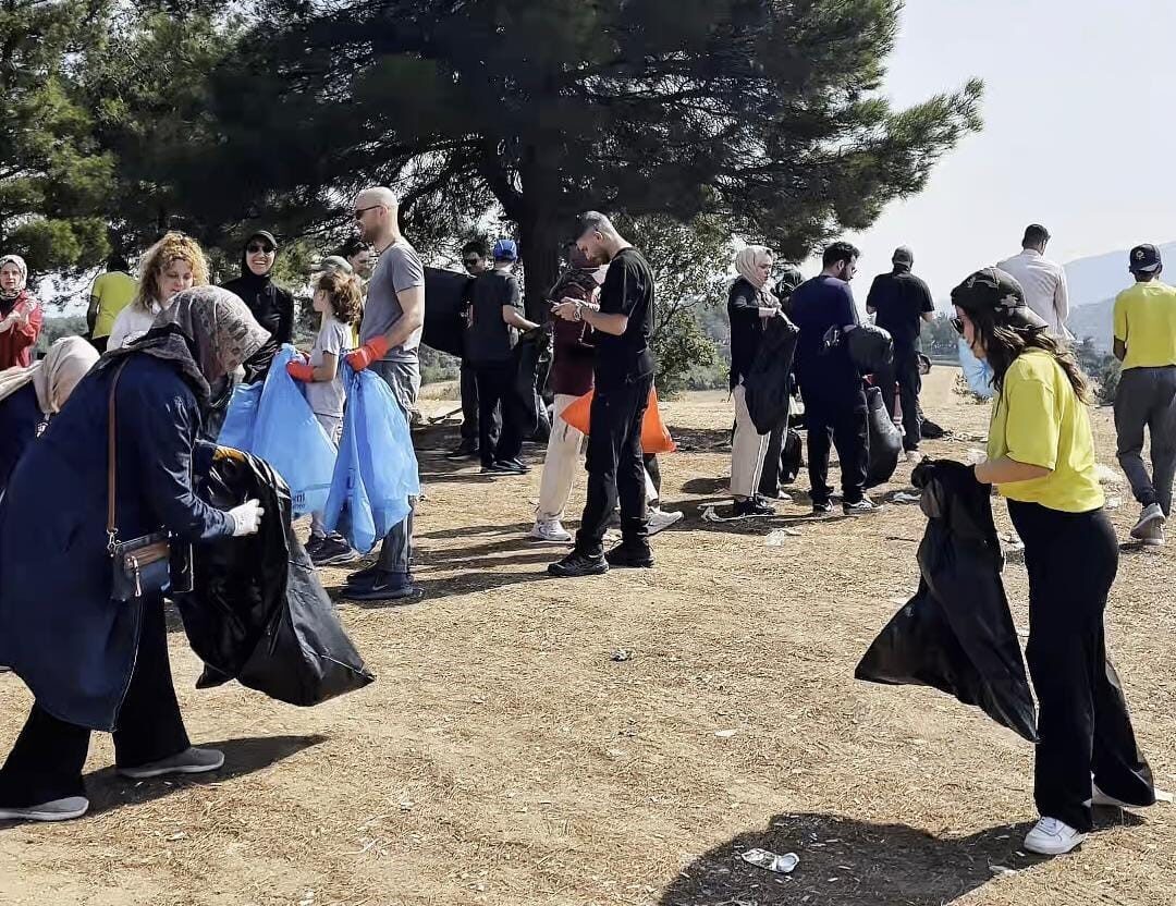 Bursa’da doğa yürüyüşleri düzenleyen Yağlı Tabanlar Grubu üyeleri, bu kez