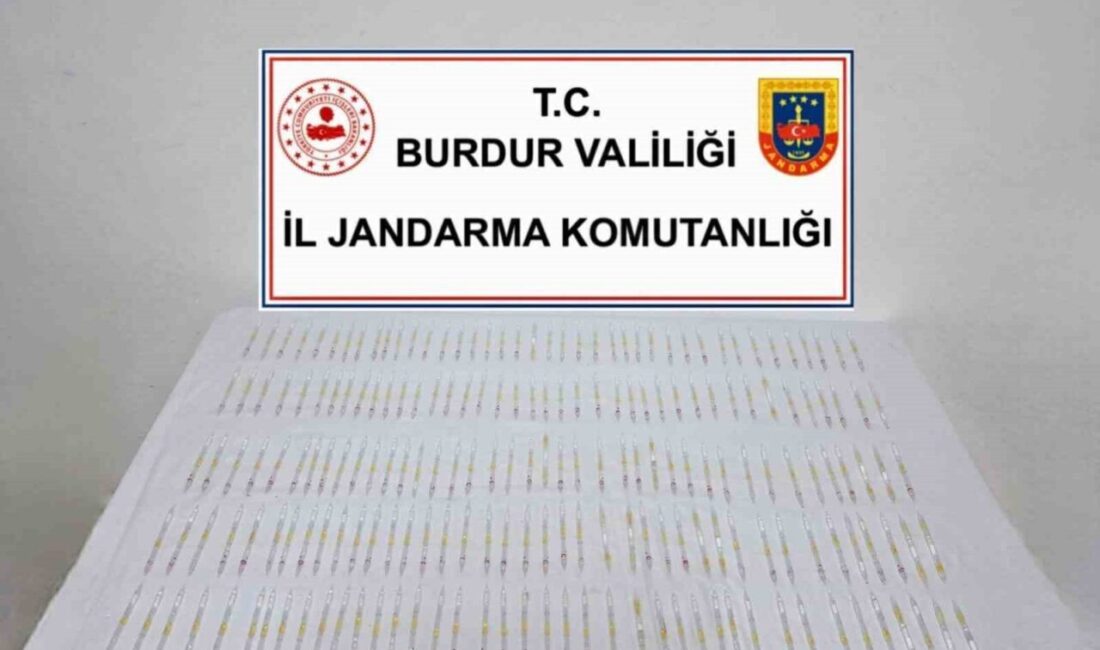 Burdur’da İl Jandarma Komutanlığı ekiplerinin düzenlediği operasyonda 60 Milyon TL