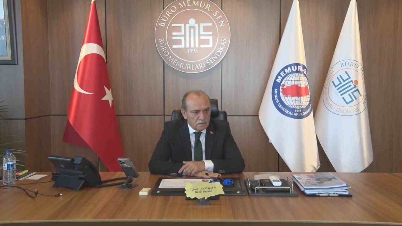 Büro Memurları Sendikası (Büro Memur-Sen) Genel Başkanı Yusuf Yazgan, “Kamu