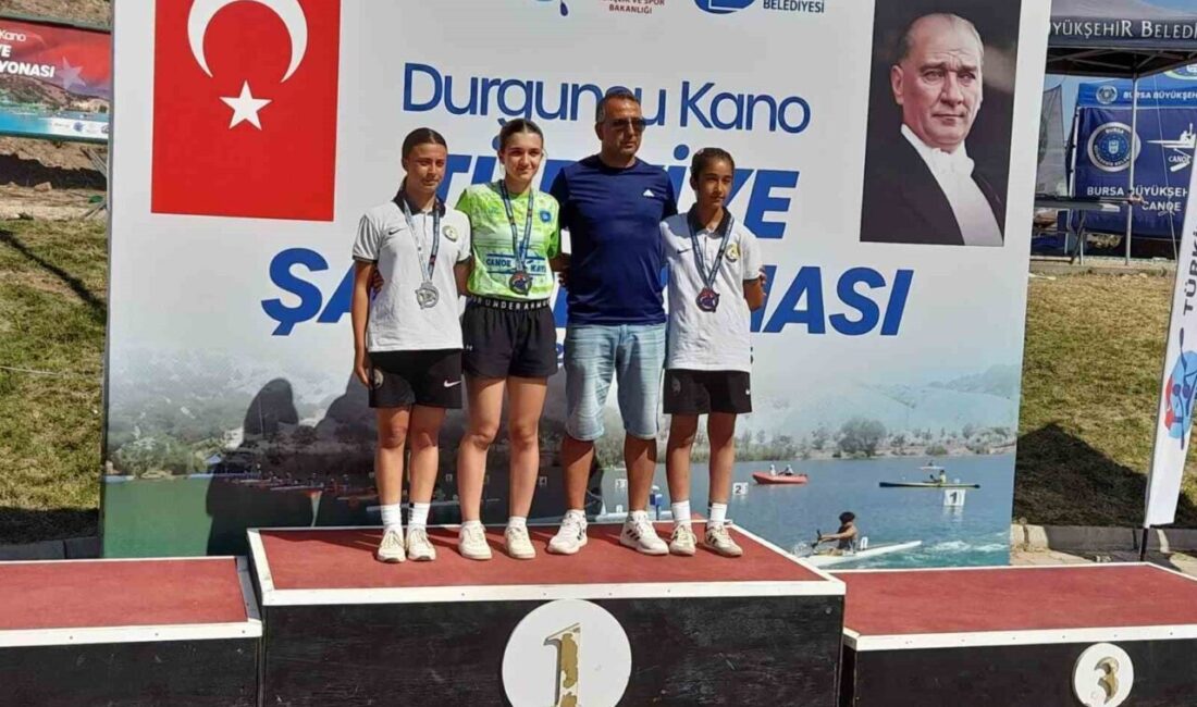 Eskişehir’de düzenlenen Durgunsu Kano Türkiye Şampiyonası’nda Bursa Büyükşehir Belediyespor Kulübü