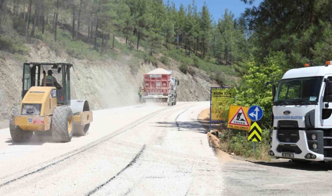 Bursa Büyükşehir Belediyesi, dağ ilçelerinde de ulaşım konforunu artırmak için