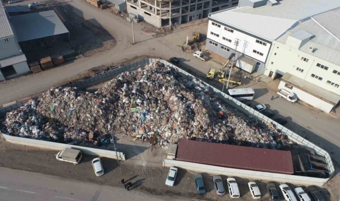 Bursa’nın İnegöl ilçesinde sanayi atıkları konusunda da örnek bir uygulamaya