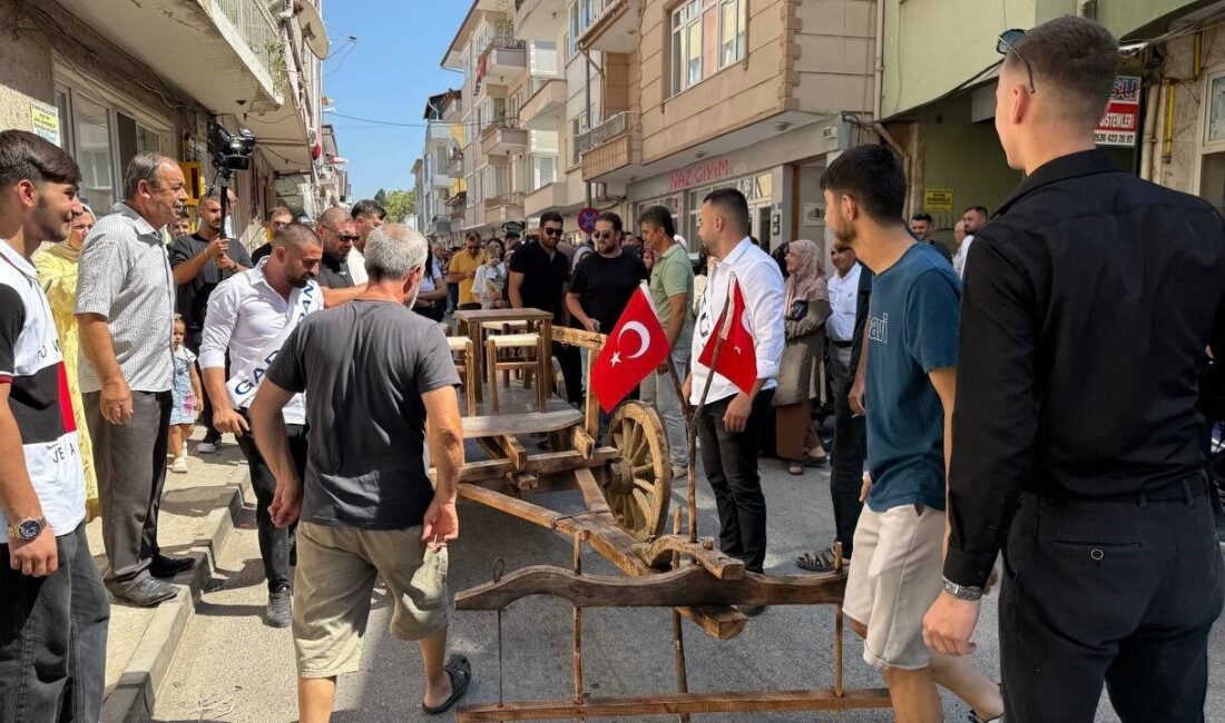 Bursa’nın İznik ilçesinde gerçekleşen bir düğünde renkli anlar yaşandı. Gelin