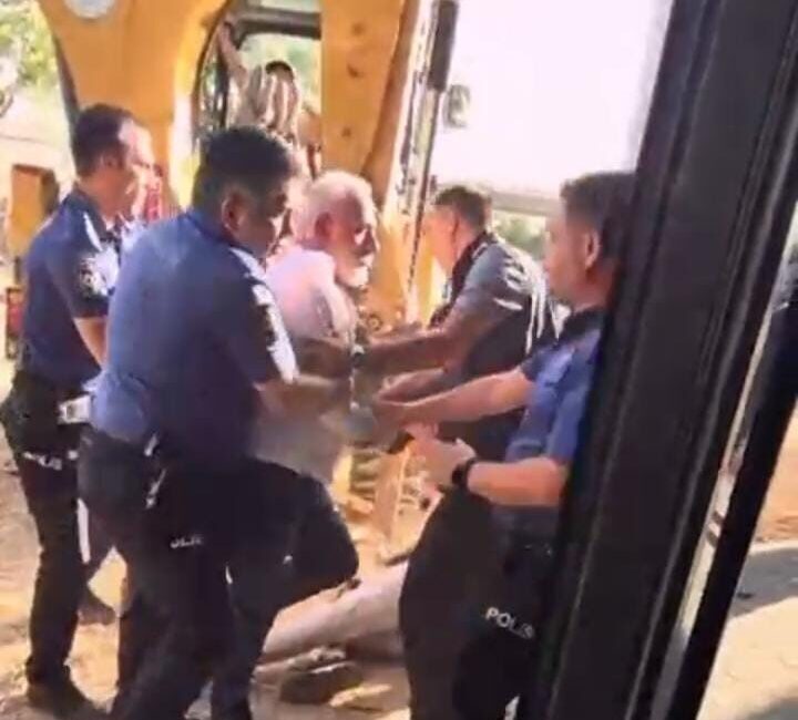 Bursa’nın Osmangazi ilçesi 1050 Konutlar bölgesinde kaçak yapıldığı öne sürülen