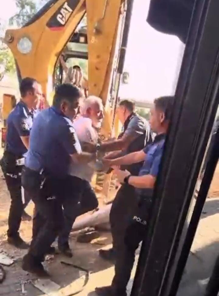 Bursa’nın Osmangazi ilçesi 1050 Konutlar bölgesinde kaçak yapıldığı öne sürülen