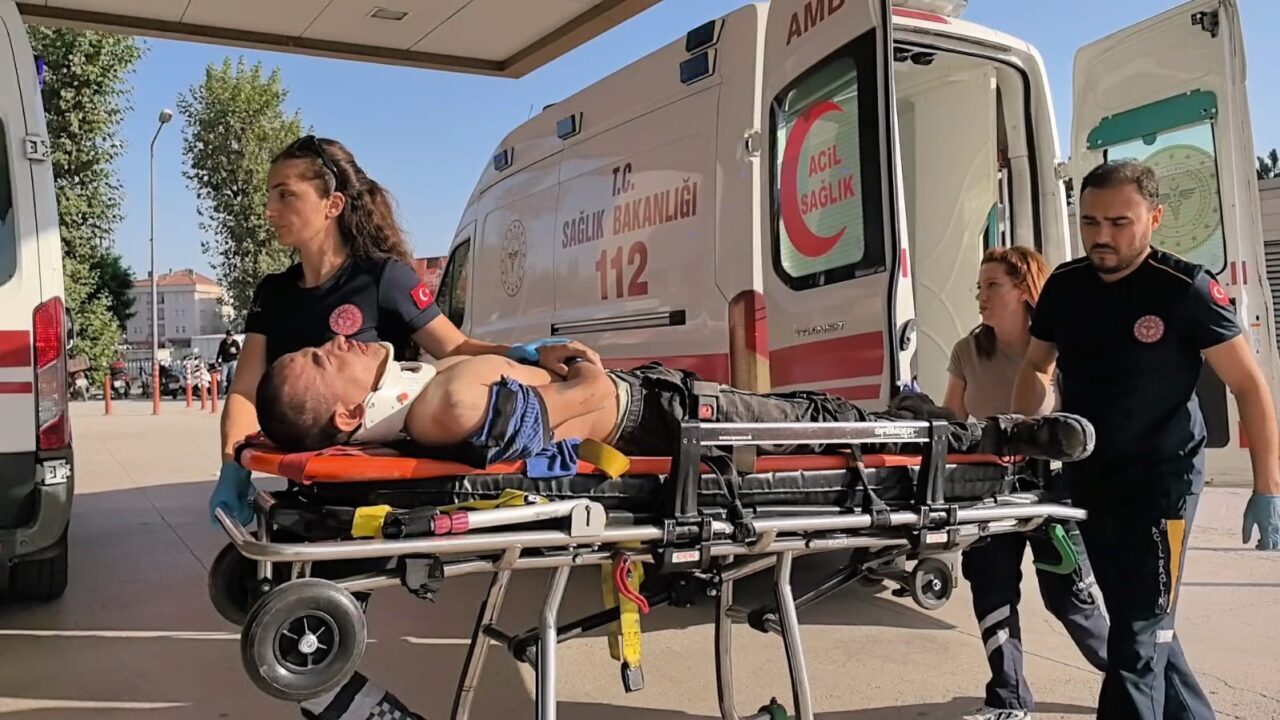 Bursa’nın İnegöl ilçesinde faaliyet gösteren bir cam fabrikasında meydana gelen