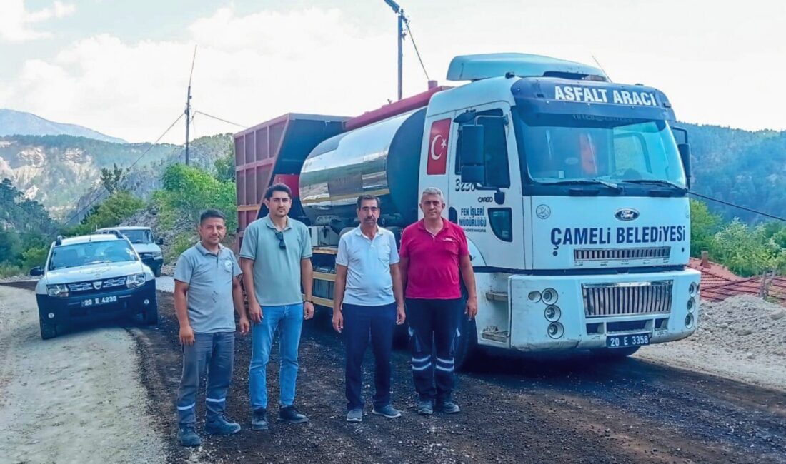 Çameli Belediyesi, ilçenin ulaşım ağını güçlendirmek amacıyla üst yapı yenileme