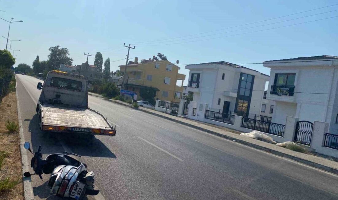 Çanakkale’nin Ayvacık ilçesine bağlı Küçükkuyu beldesinde yaşanan motosiklet kazasında 1