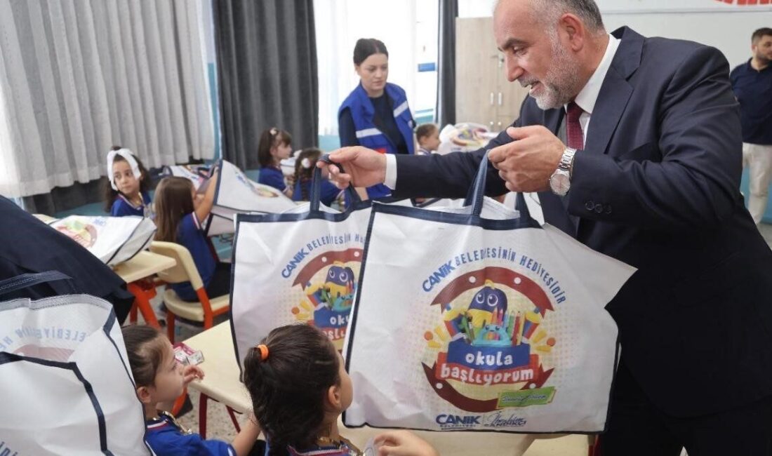Samsun’un Canik Belediyesi, ilçede 2025-2026 eğitim-öğretim yılında ilkokul birinci sınıfa