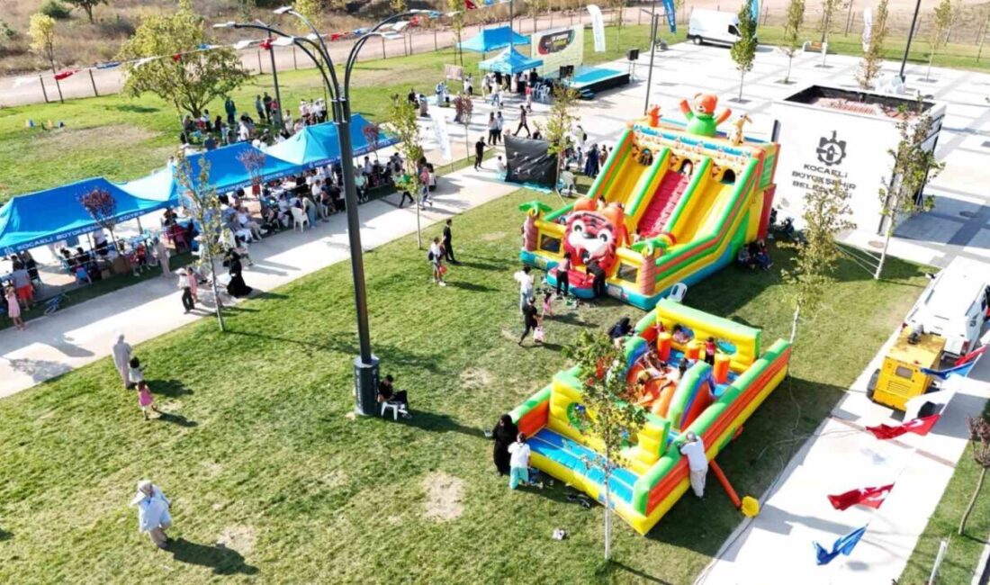 Kocaeli Büyükşehir Belediyesince düzenlenen “3. Çık Dışarıya Oynayalım” etkinliği, Başiskele’de