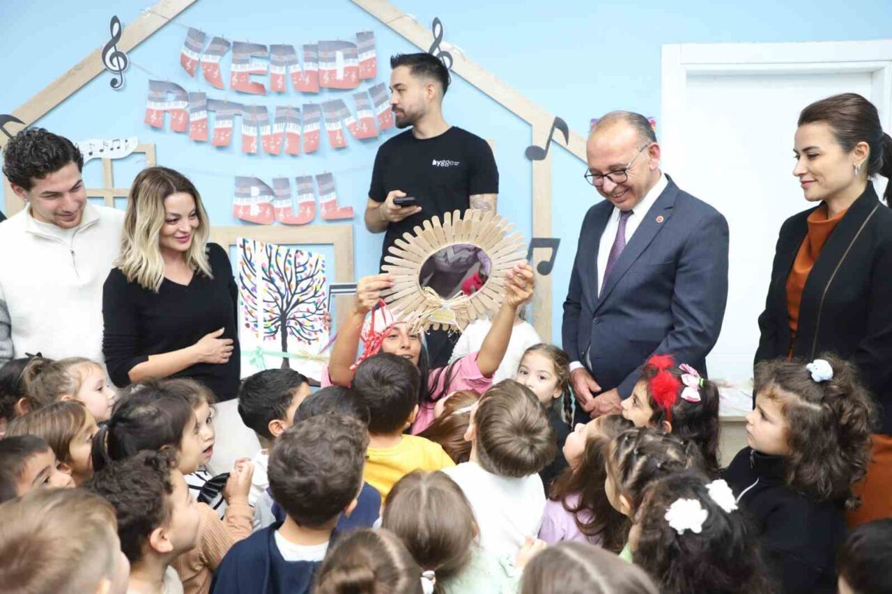 Turgutlu Belediyesinin okul öncesi eğitime verdiği destekle hayata geçirdiği Çocuk