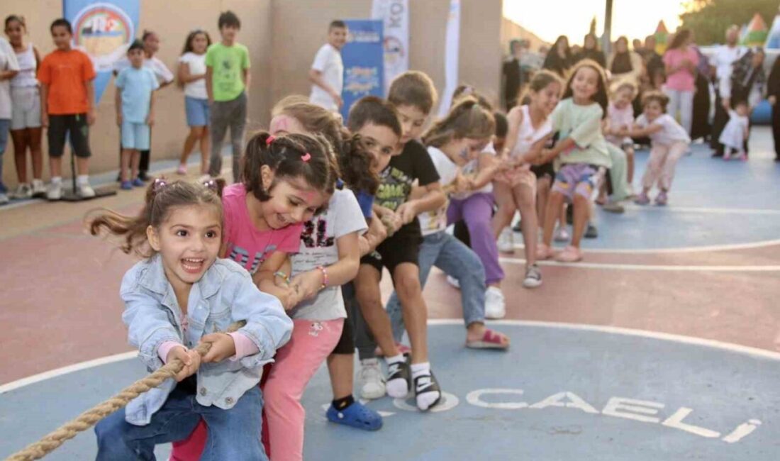 Körfez’de düzenlenen çocuk şenlikleri ile yaz tatili minikler için eğlenceye