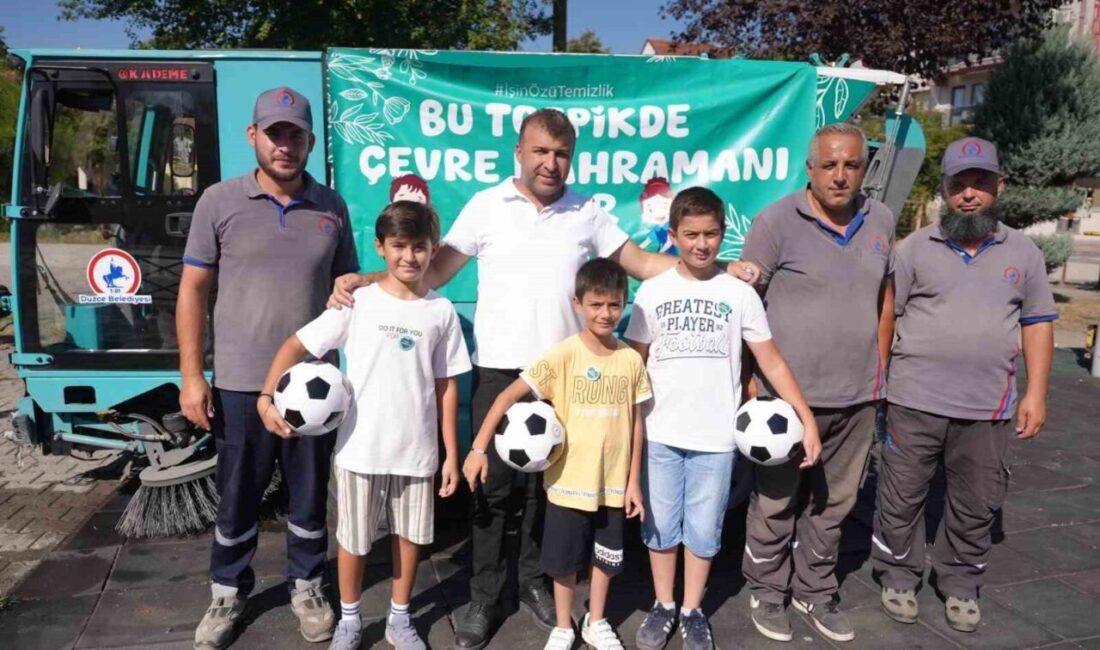 Düzce Belediyesi’nin “Temiz Şehir Düzce” kampanyasına en anlamlı destek, en