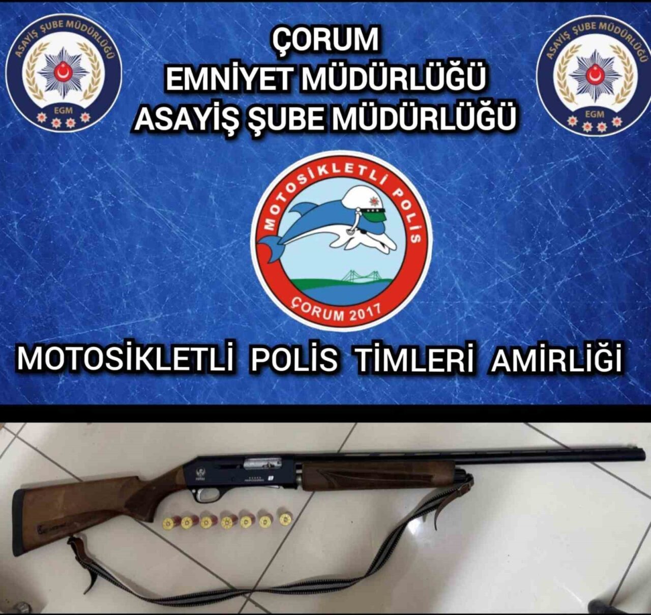 Çorum’da polis ekipleri tarafından yapılan geniş çaplı uygulama ve çalışmalar